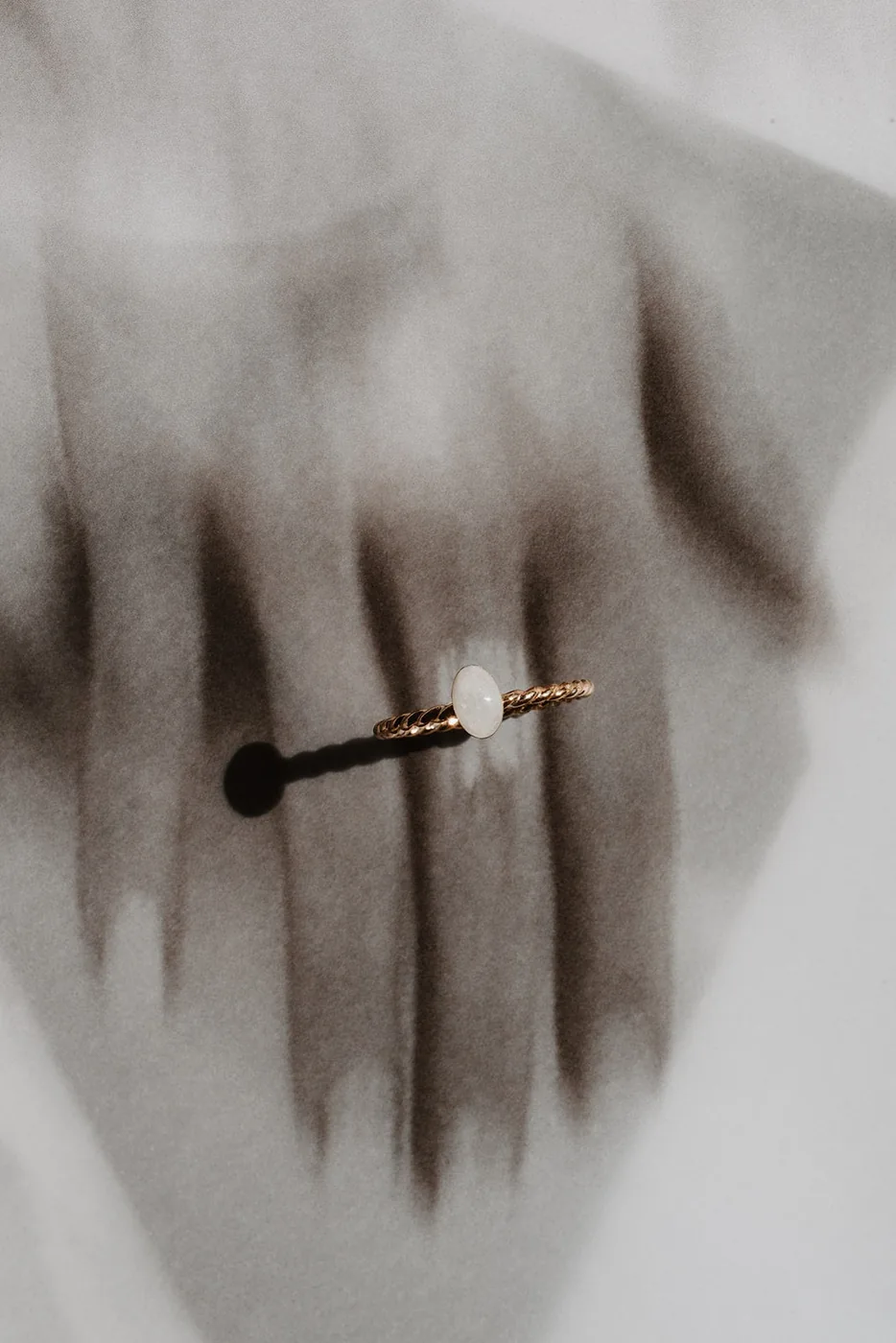Cremation Roped Oval Ring - 14k Gold Filled — product image 11