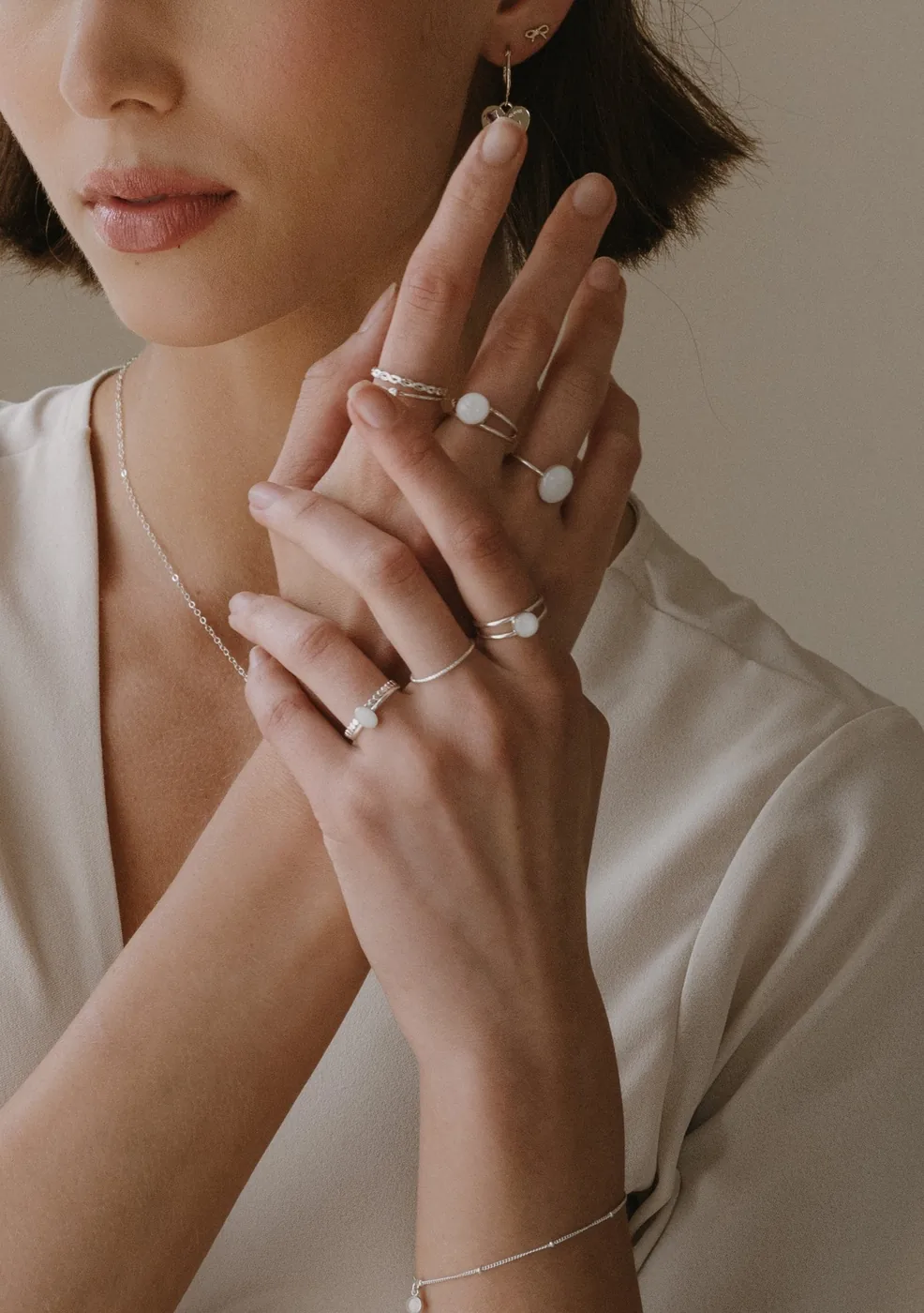 Cremation Small Oval Ring - Sterling Silver — product image 4