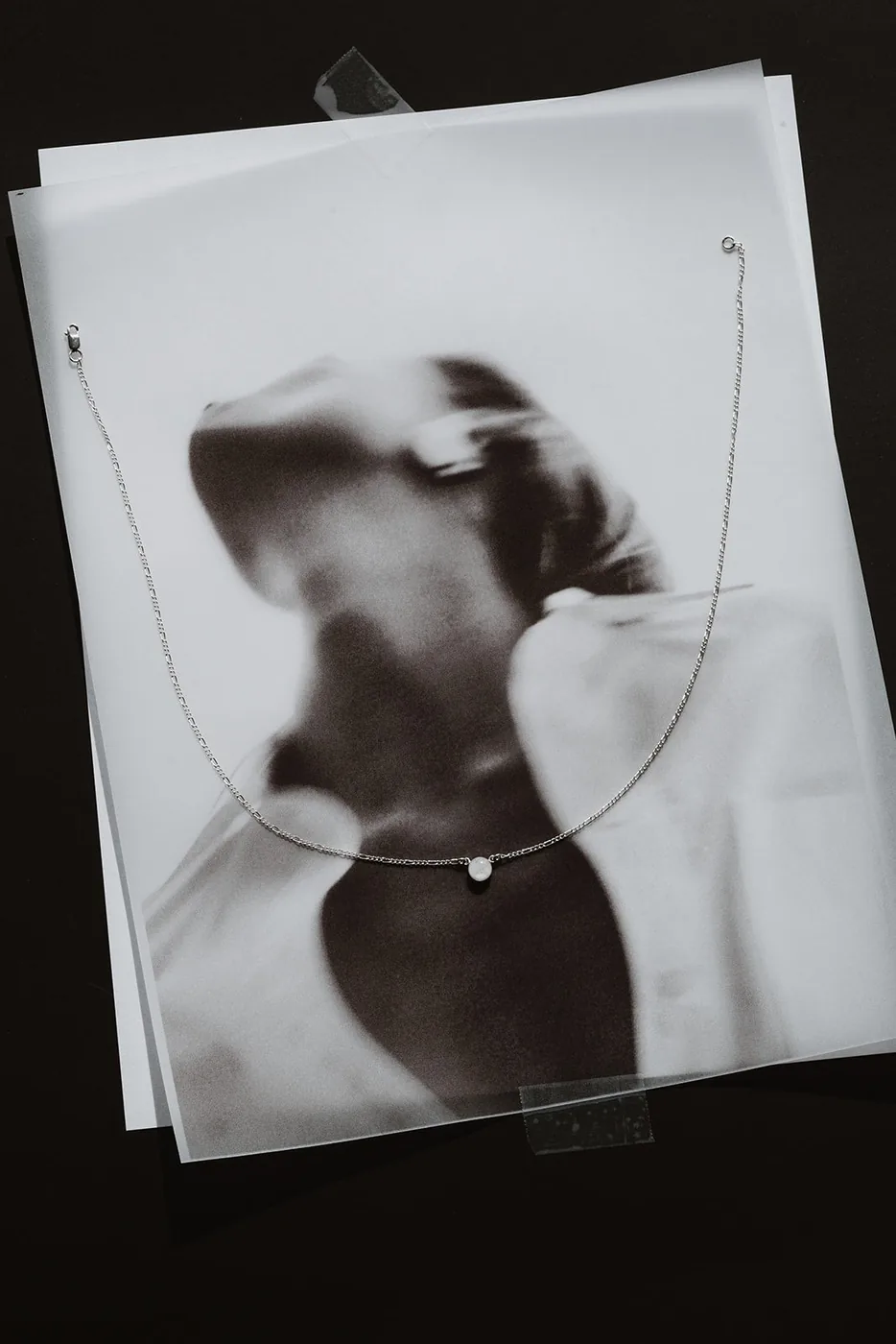 Cremation Skinny Figaro Necklace - Sterling Silver — product image 2