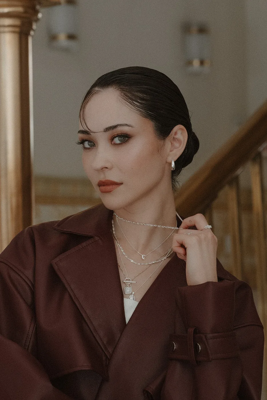 Cremation Zinnia Necklace — product image 6