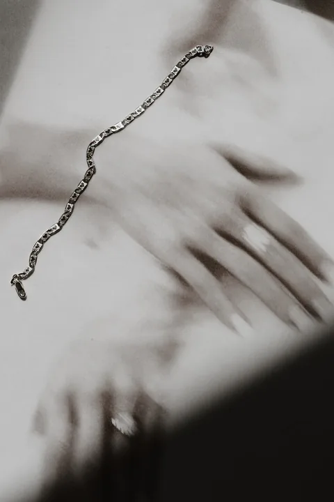 Valentino Heart Chain Bracelet - Sterling Silver — product image 3