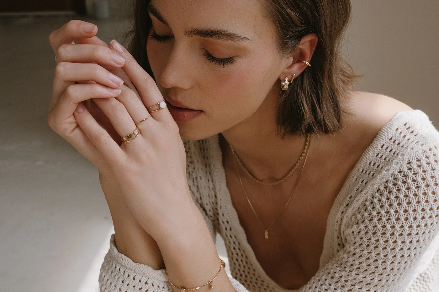 Mothers Milk Double Band Circle Ring - 14k Gold Filled — product image 7