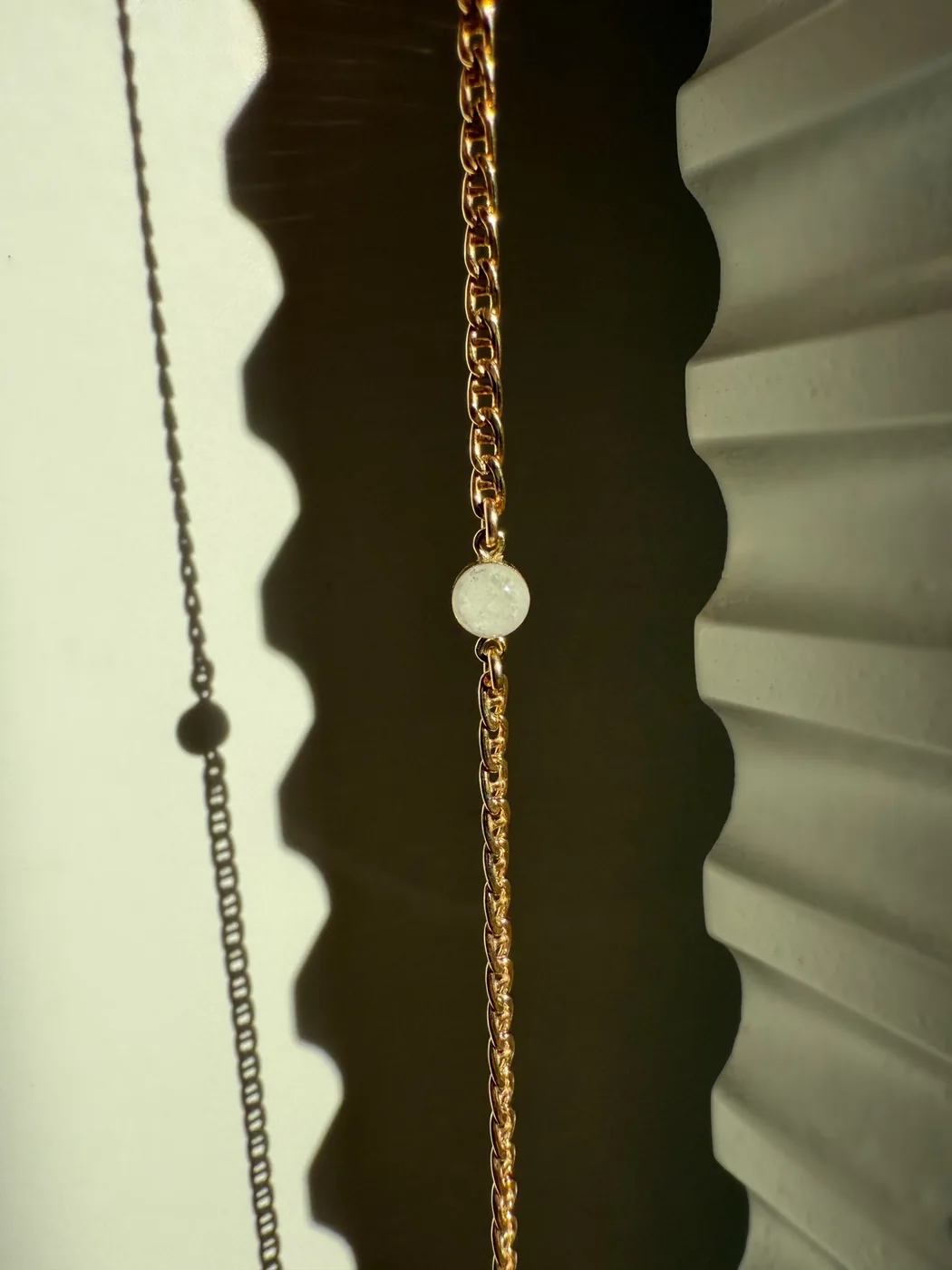 Cremation Marine Chain Bracelet- 14k Gold Filled — product image 1