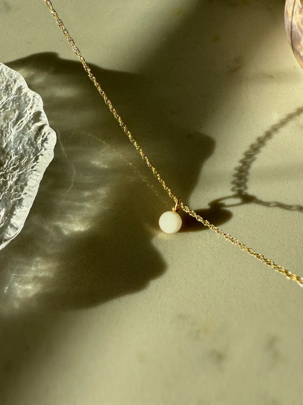 Mothers Milk Roped Chain Necklace - 14K Solid Gold — product image 1