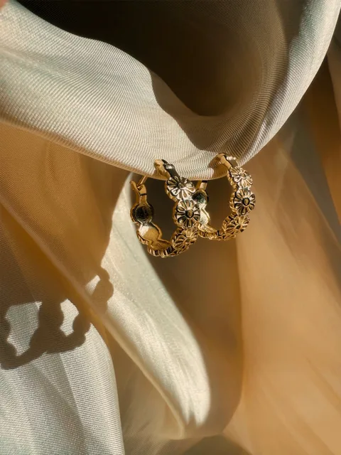 The Golden Hour Hoops - 14k Gold Filled — product image 1