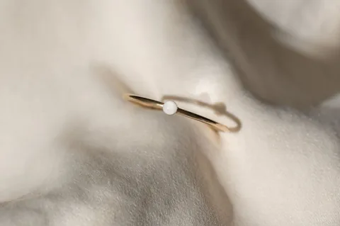 Mothers Milk Dainty Ring - 14k Solid Gold — product image 3