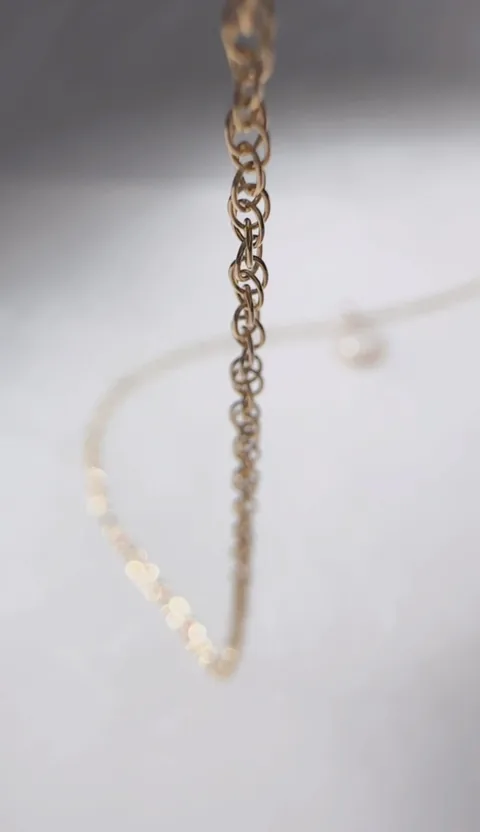 Cremation Roped Chain Necklace - 14K Solid Gold — product image 5