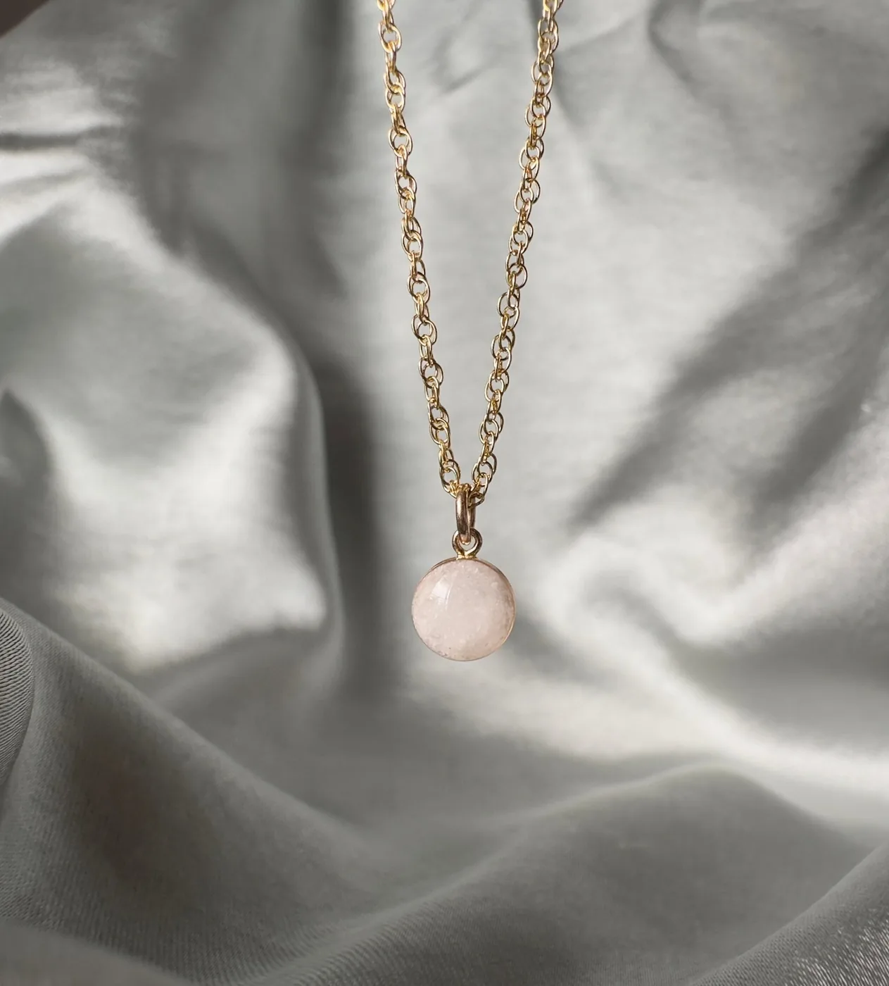 Cremation Roped Chain Necklace - 14K Solid Gold — product image 2