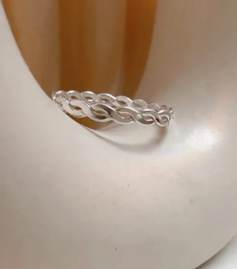 Braided Ring - Sterling Silver — product image 4