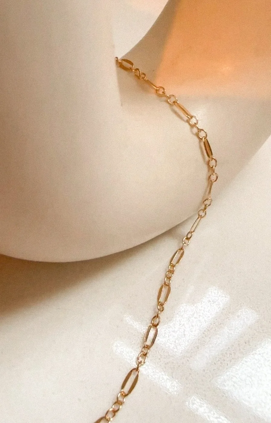 Sequin Chain Bracelet - 14K Gold Filled — product image 2
