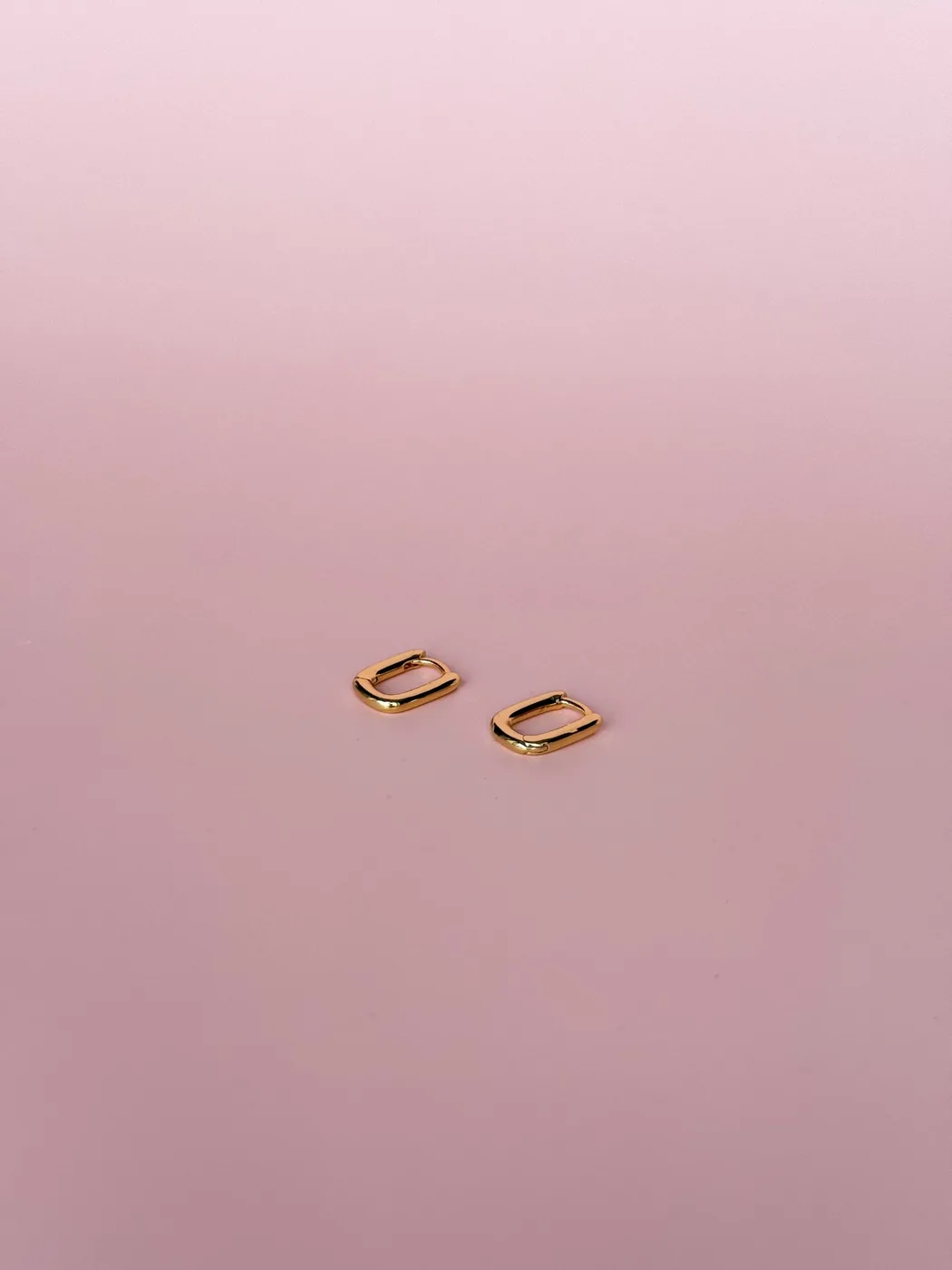 Small Rectangle Hoops- 14K Gold Filled — product image 1