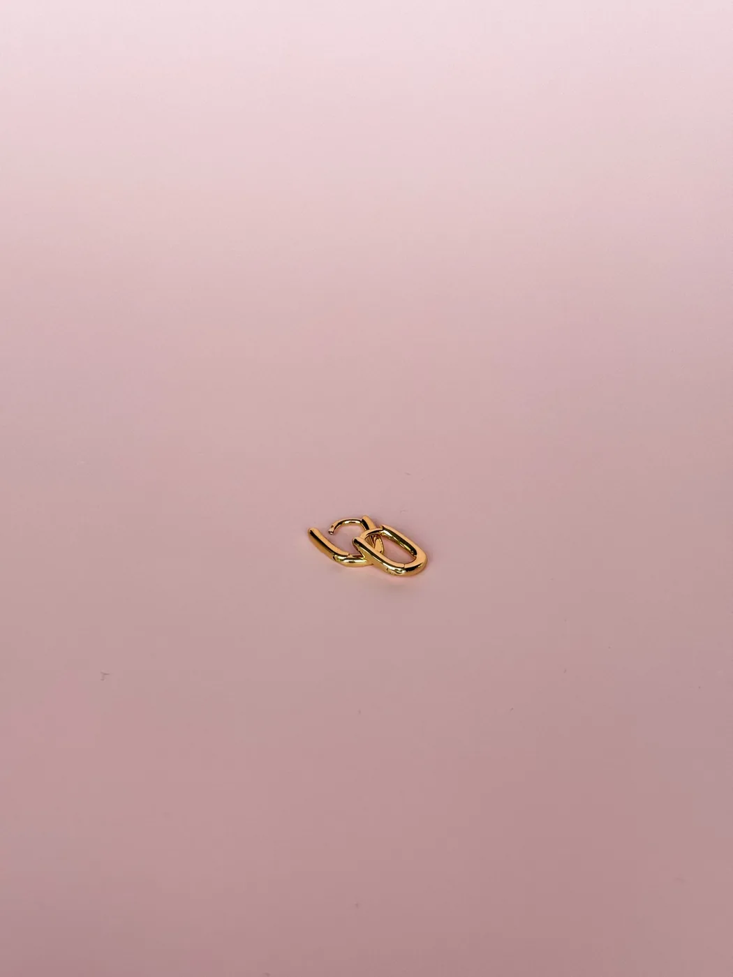 Small Rectangle Hoops- 14K Gold Filled — product image 3