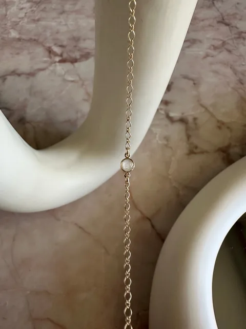 Cremation Florence Chain Bracelet- 14K Solid Gold — product image 1