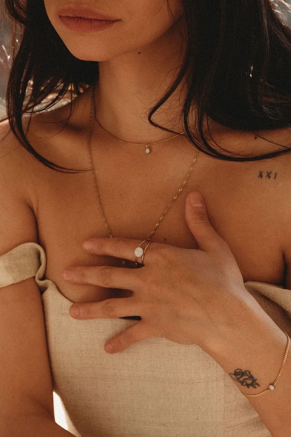 Mothers Milk Double Band Circle Ring - 14k Gold Filled — product image 5