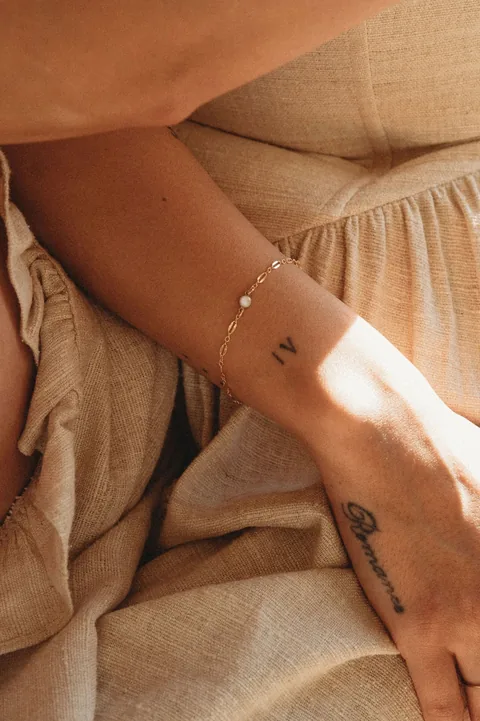 Mothers Milk Sequin Bracelet- 14k Gold Filled — product image 3