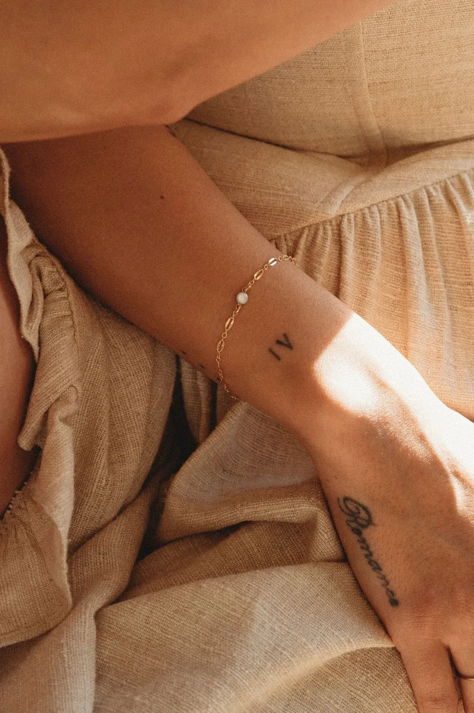 Mothers Milk Sequin Bracelet- 14k Gold Filled — product image 3