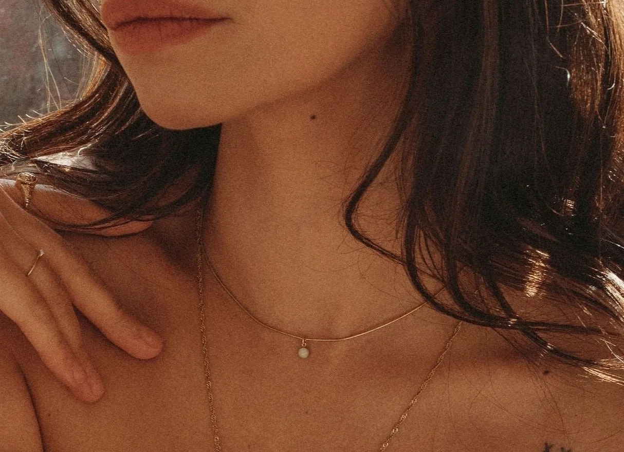 Mothers Milk Snake Chain Necklace- 14k Gold Filled — product image 3