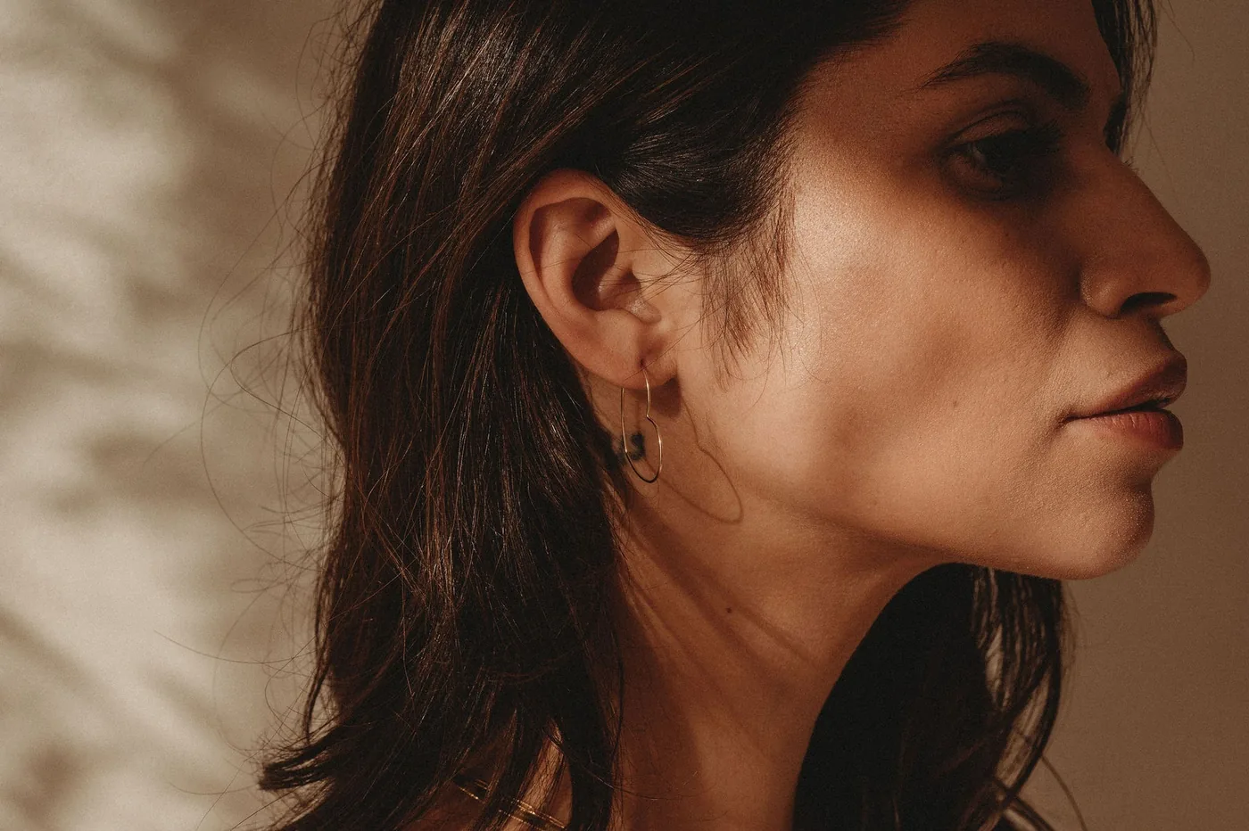 Heart Hoop Earrings - 14k Gold Filled — product image 5
