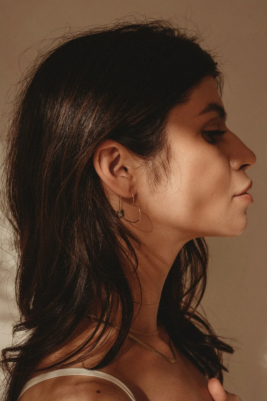 Heart Hoop Earrings - 14k Gold Filled — product image 3