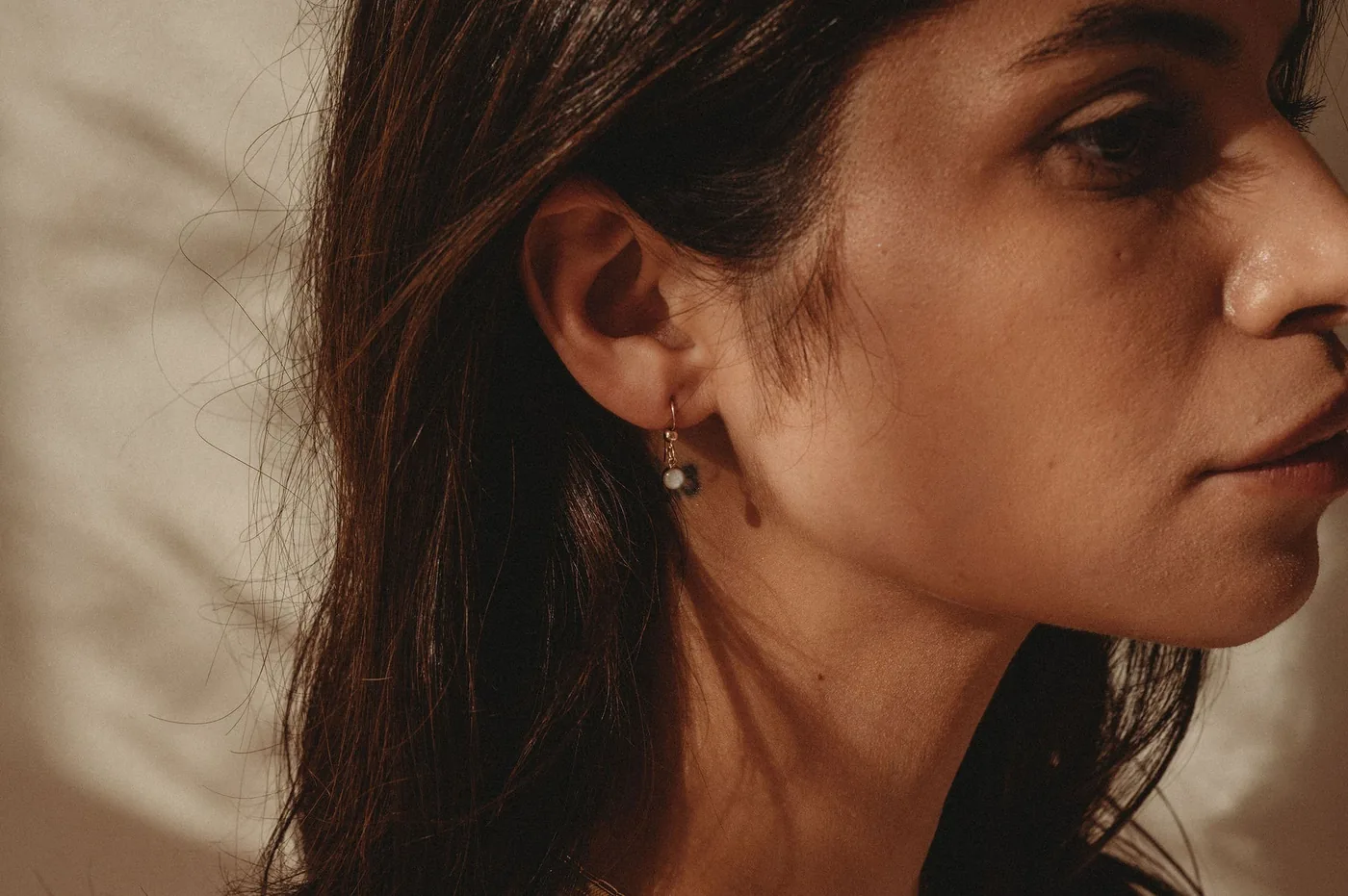 Cremation Drop Fish Hook Earrings - 14k Gold Filled — product image 3