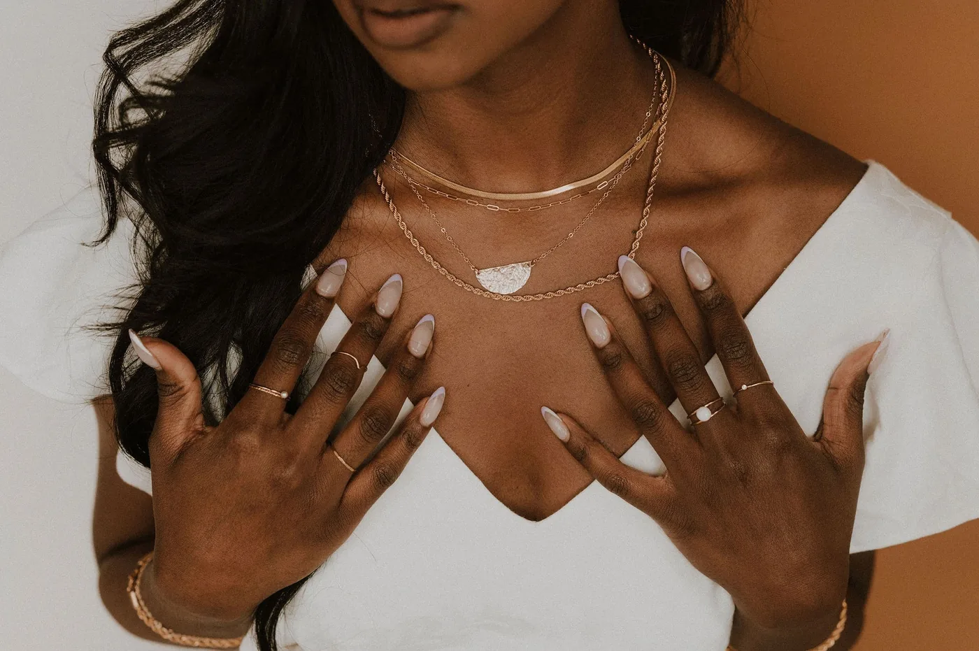 Staple Chain Necklace - 14k Gold Filled — product image 4