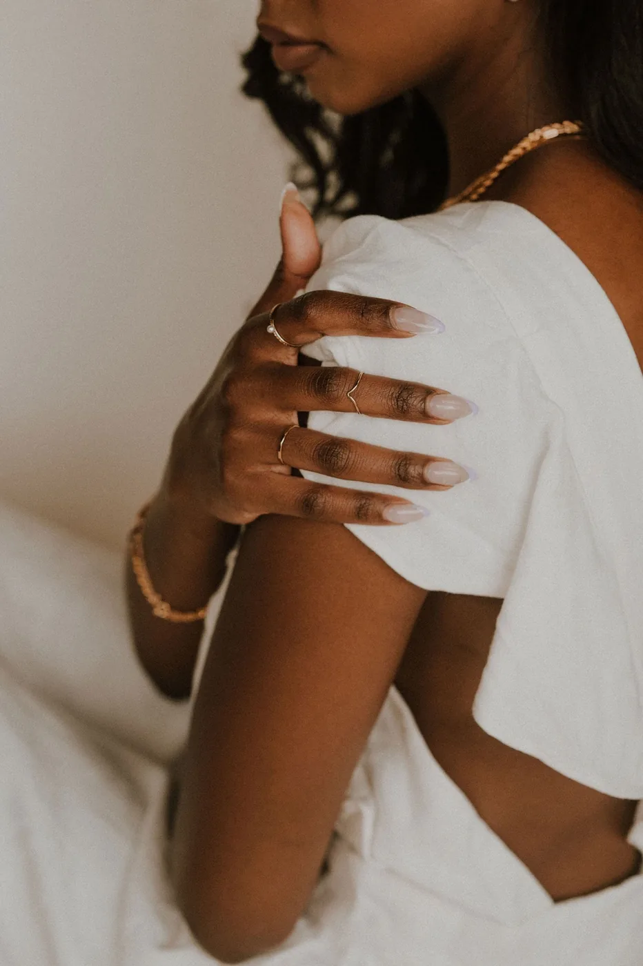 V Skinny Ring - 14k Gold Filled — product image 3