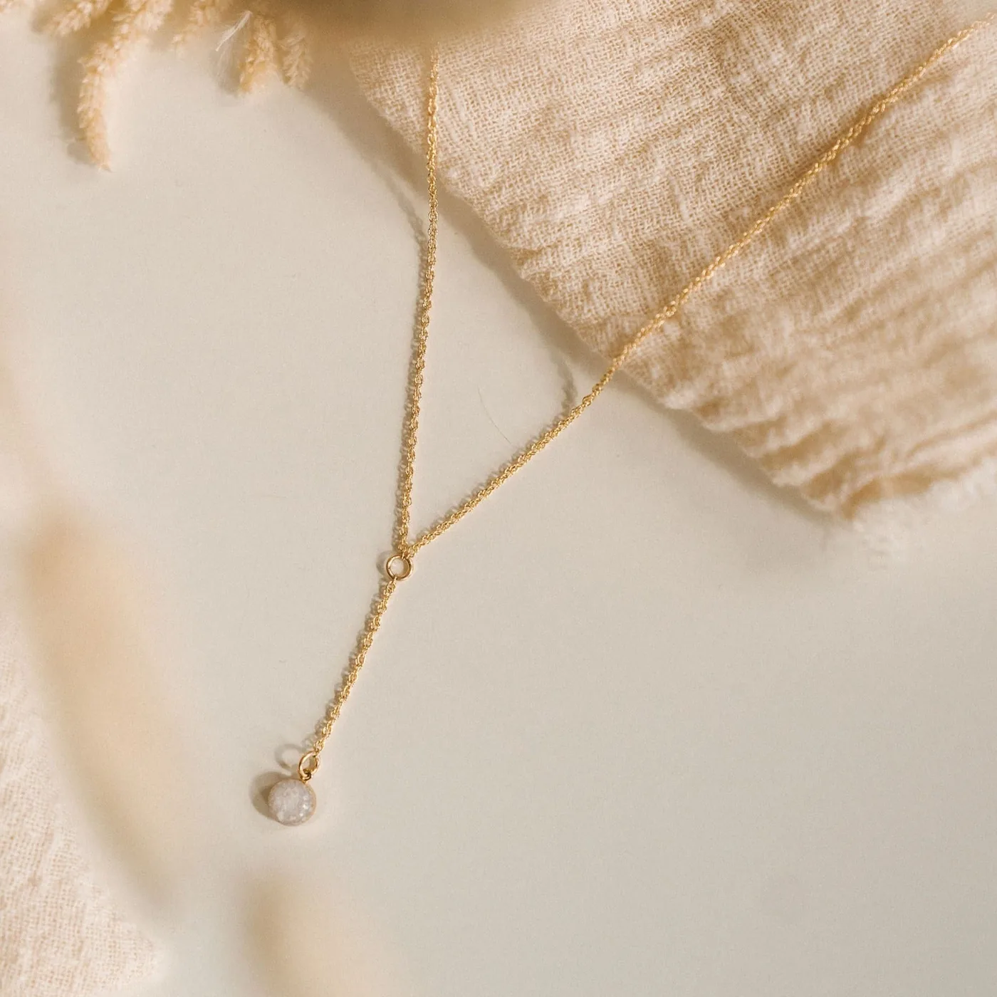 Cremation Drop Necklace - 14k Gold Filled — product image 5