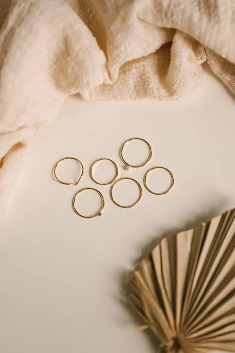Serrated Skinny Ring - 14k Gold Filled — product image 4