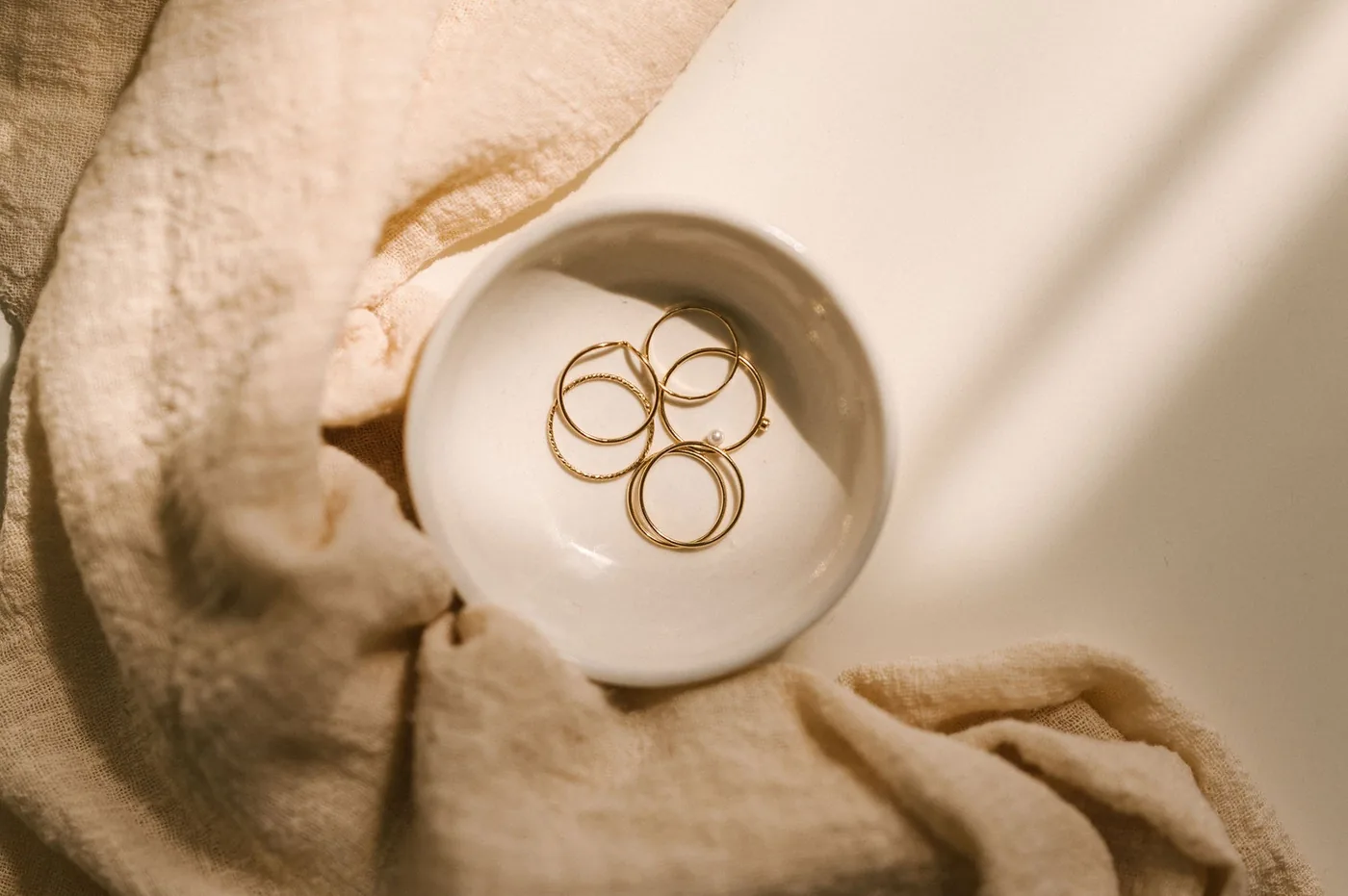 Serrated Skinny Ring - 14k Gold Filled — product image 3