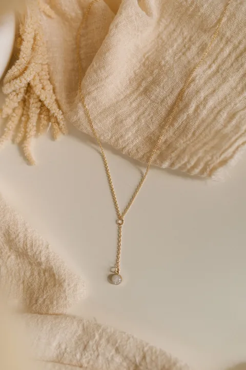 Cremation Drop Necklace - 14k Gold Filled — product image 6