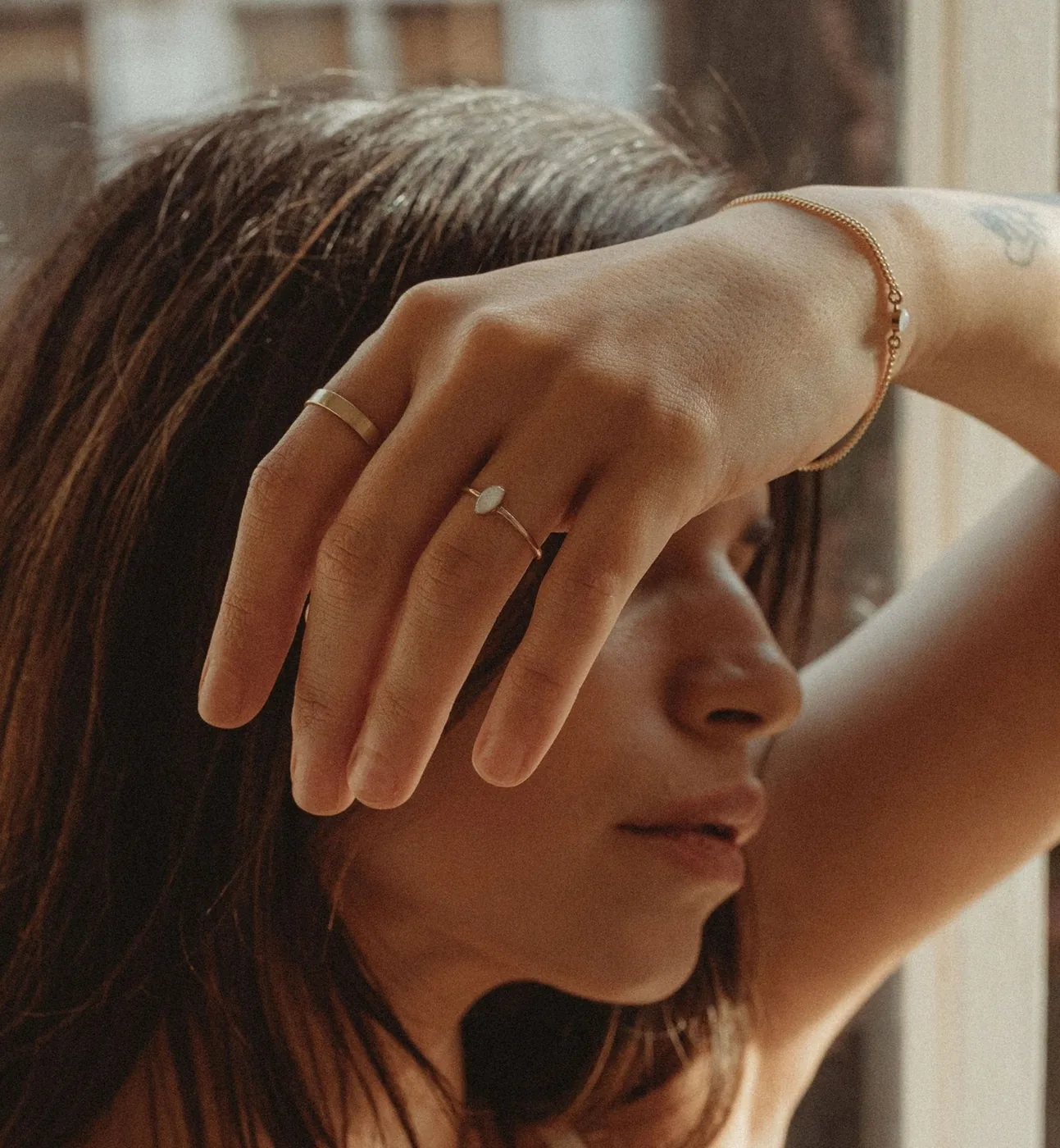 Mothers Milk Small Oval Ring - 14k Gold Filled — product image 1