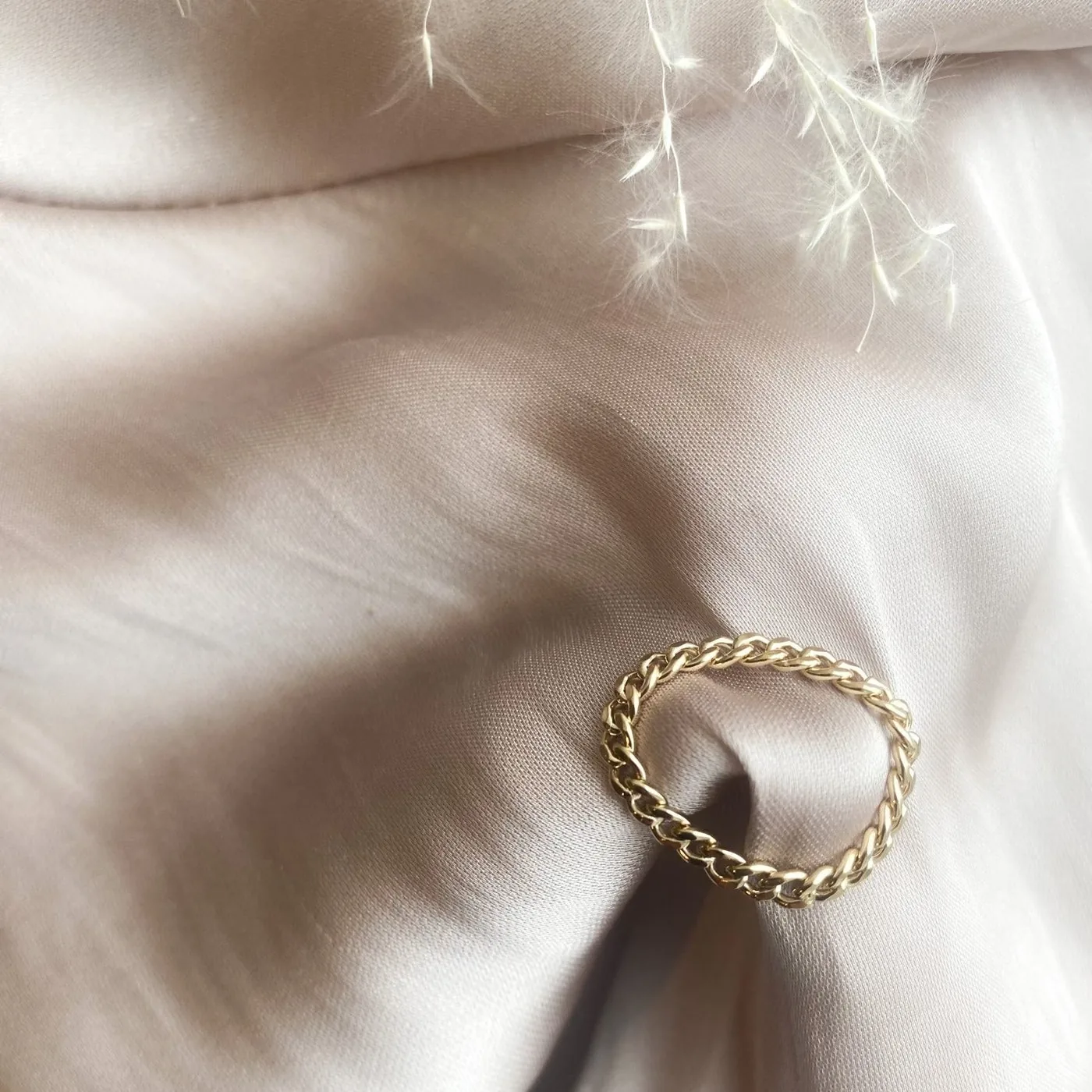 Curb Chain Ring - 14k Gold Filled — product image 5