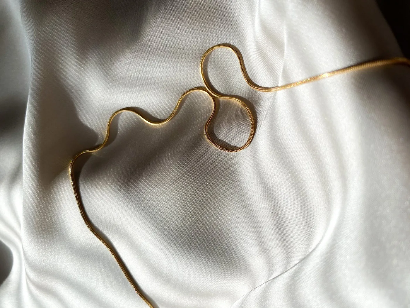 Snake Chain Necklace - 14k Gold Filled — product image 10