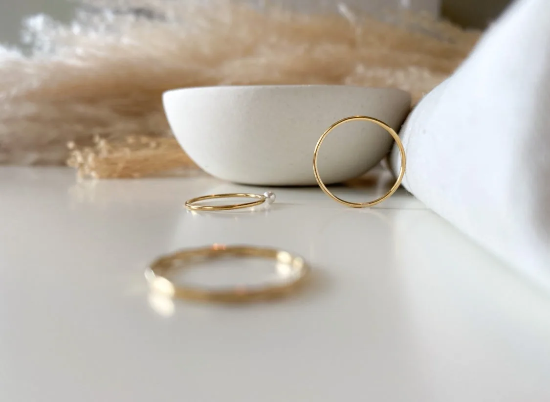 Skinny Ring - 14k Gold Filled — product image 2