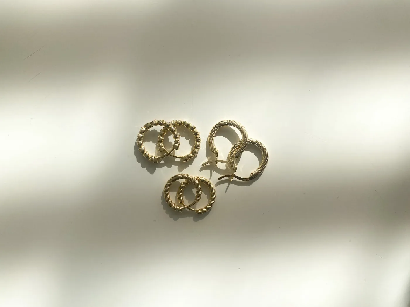 Roped Hinge Hoops - 14k Gold Filled — product image 7