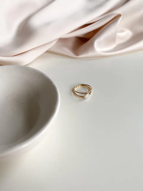 Mothers Milk Double Band Circle Ring - 14k Gold Filled — product image 13
