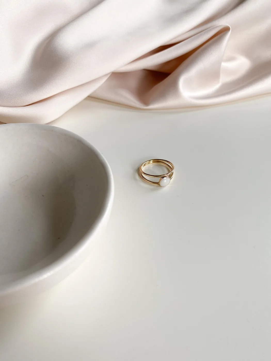 Mothers Milk Double Band Circle Ring - 14k Gold Filled — product image 13