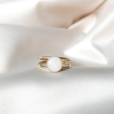 Mothers Milk Double Band Circle Ring - 14k Gold Filled — product image 10