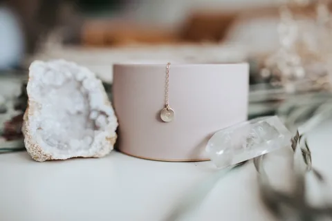 Flat Cable Drop Necklace - Personalized - 14k Gold Filled — product image 5