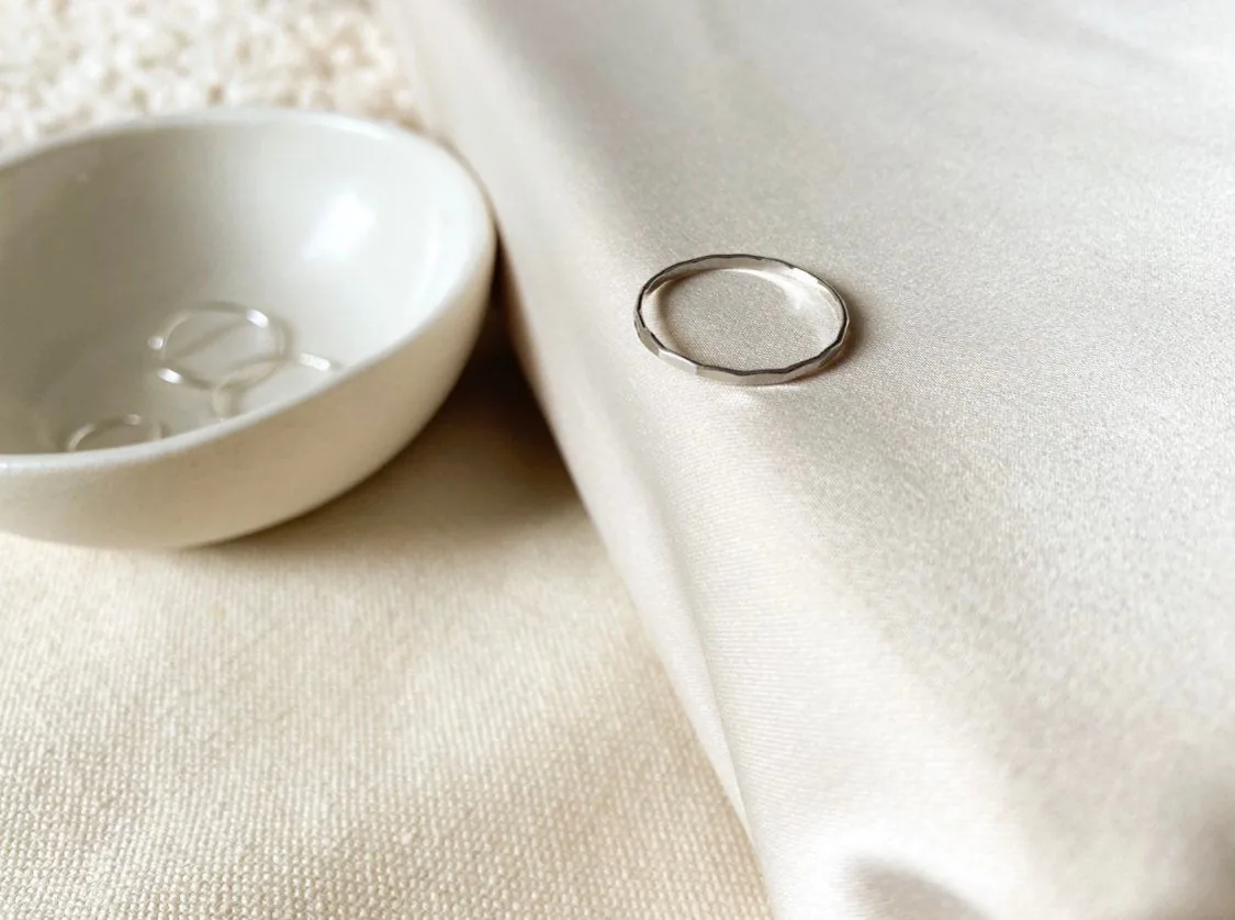 Hammered Ring - Sterling Silver — product image 3