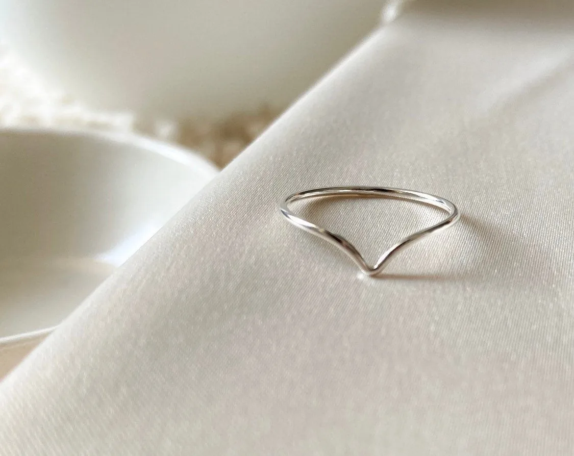 V Skinny Ring - Sterling Silver — product image 3