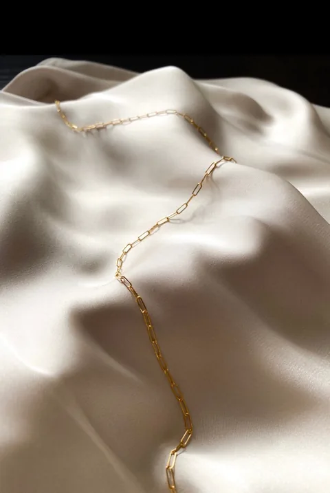 Staple Chain Necklace - 14k Gold Filled — product image 7