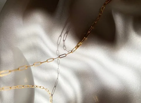 Staple Chain Necklace - 14k Gold Filled — product image 10