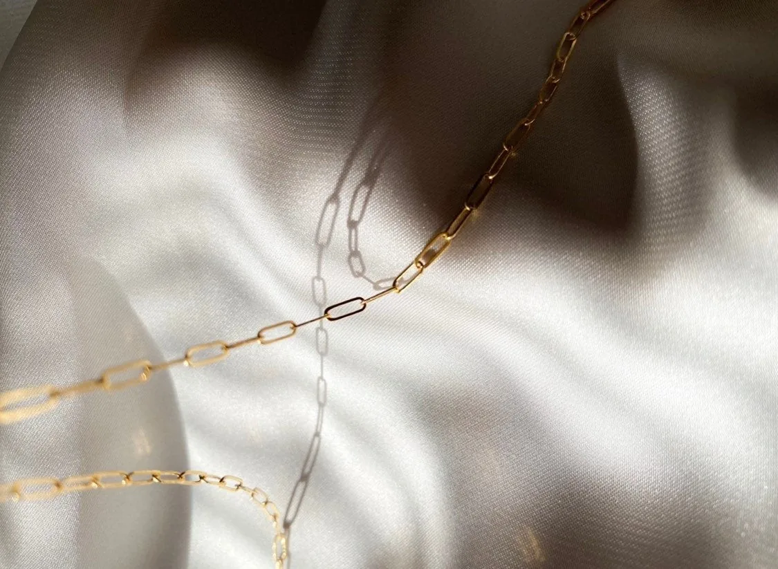Staple Chain Necklace - 14k Gold Filled — product image 10