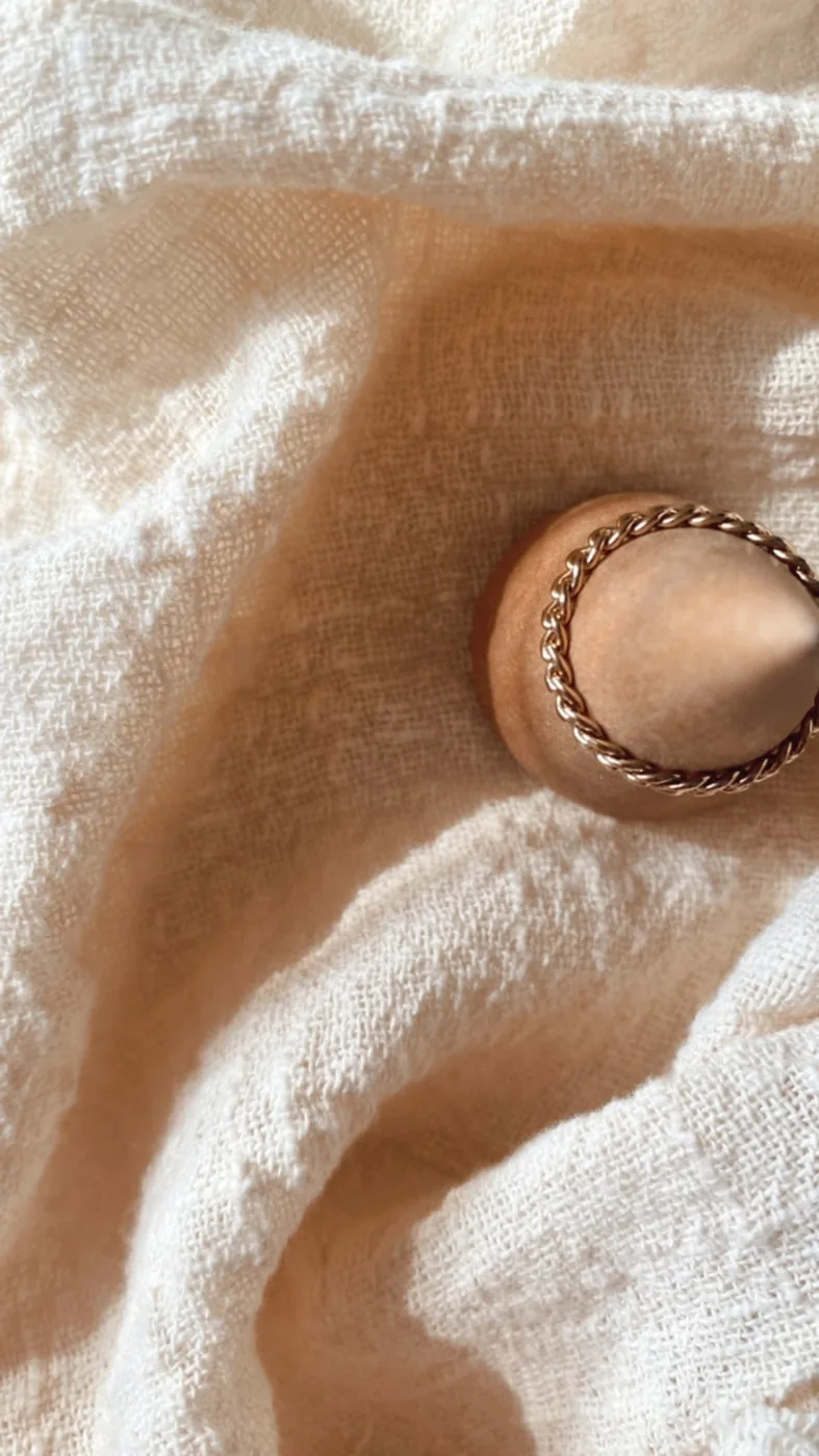 Curb Chain Ring - 14k Gold Filled — product image 7