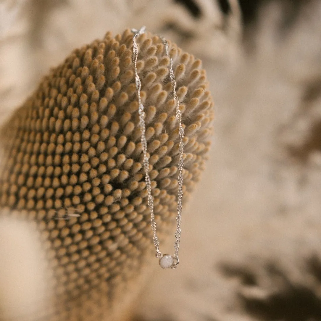 Cremation Necklace 4mm Pendant - Sterling Silver — product image 3